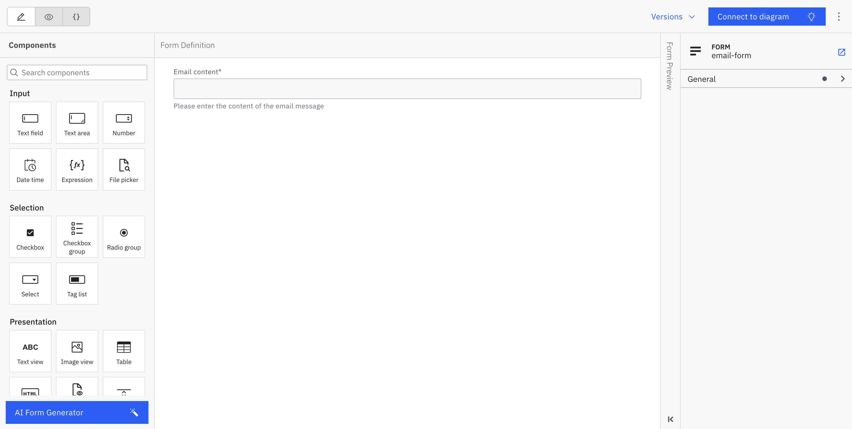 form email example